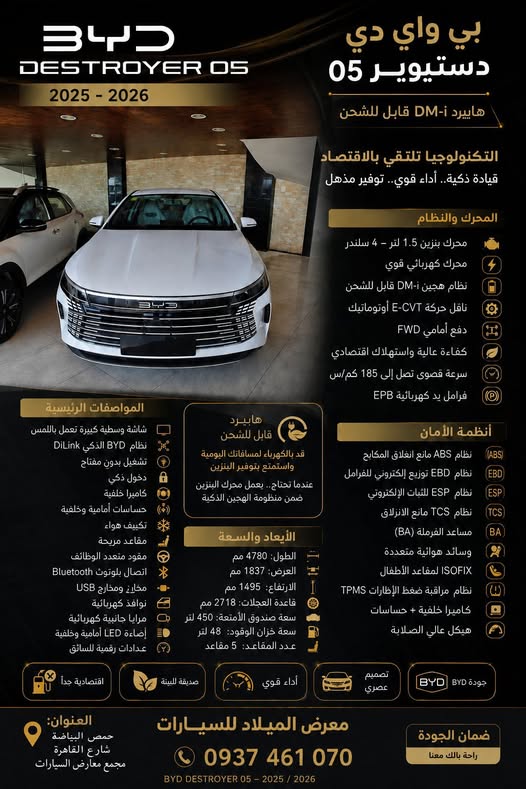 بي واي دي ديستروير 05 2025