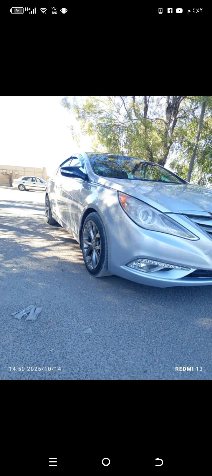 هيونداي سوناتا 2012 أوتوماتيك بحالة ممتازة - صورة 1