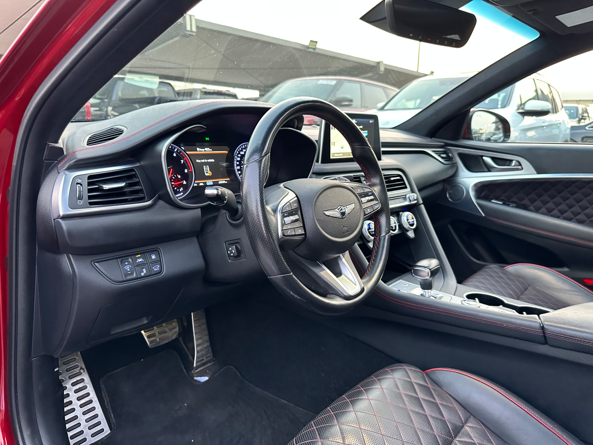 جينيسيس يلي يدور النظيف بوالين الوكالة g70 سته سلندر تيربو 3.3 خالية العلام كاملة المواصفات كلين تايتل - صورة 8