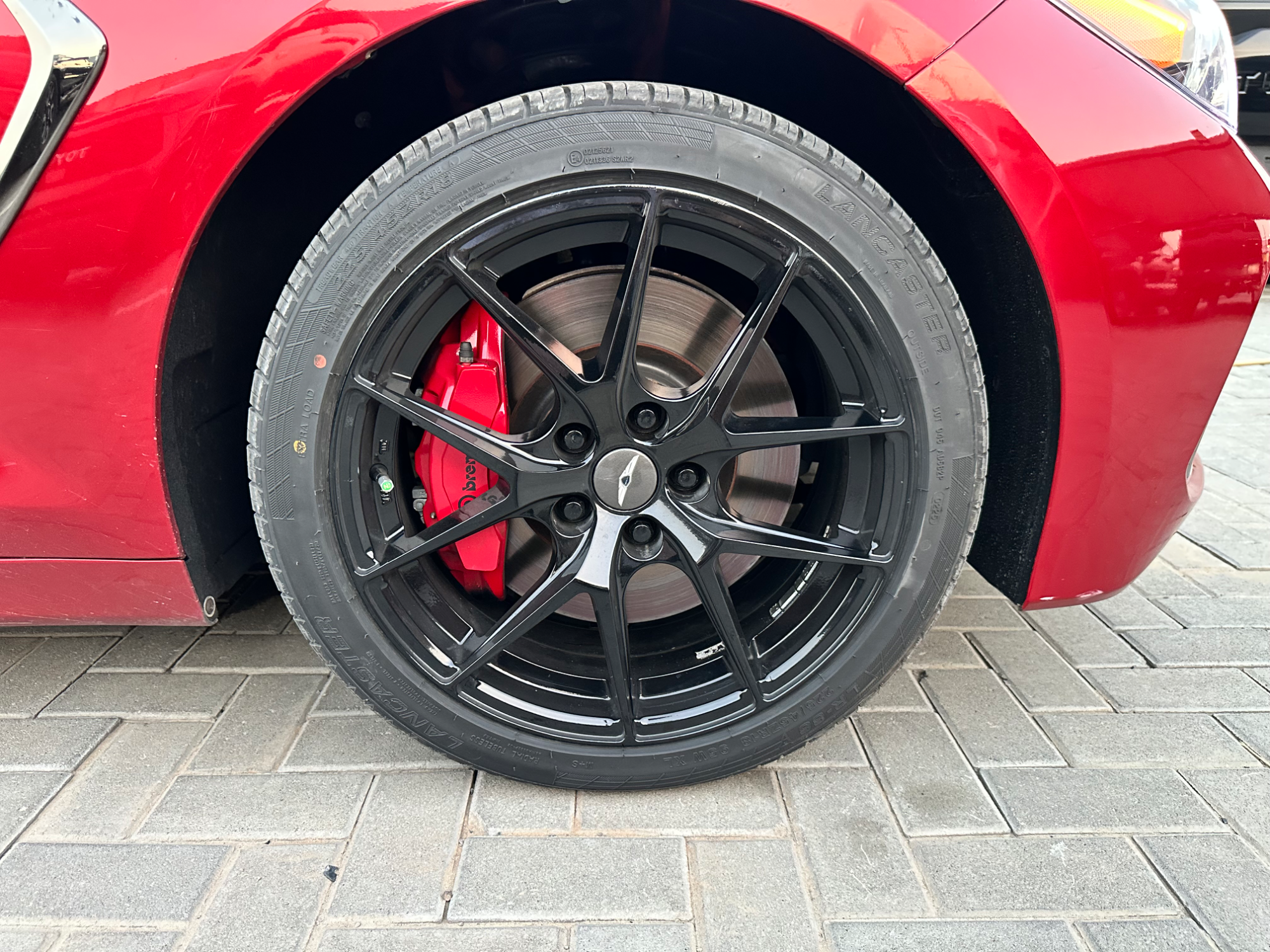 جينيسيس يلي يدور النظيف بوالين الوكالة g70 سته سلندر تيربو 3.3 خالية العلام كاملة المواصفات كلين تايتل - صورة 10