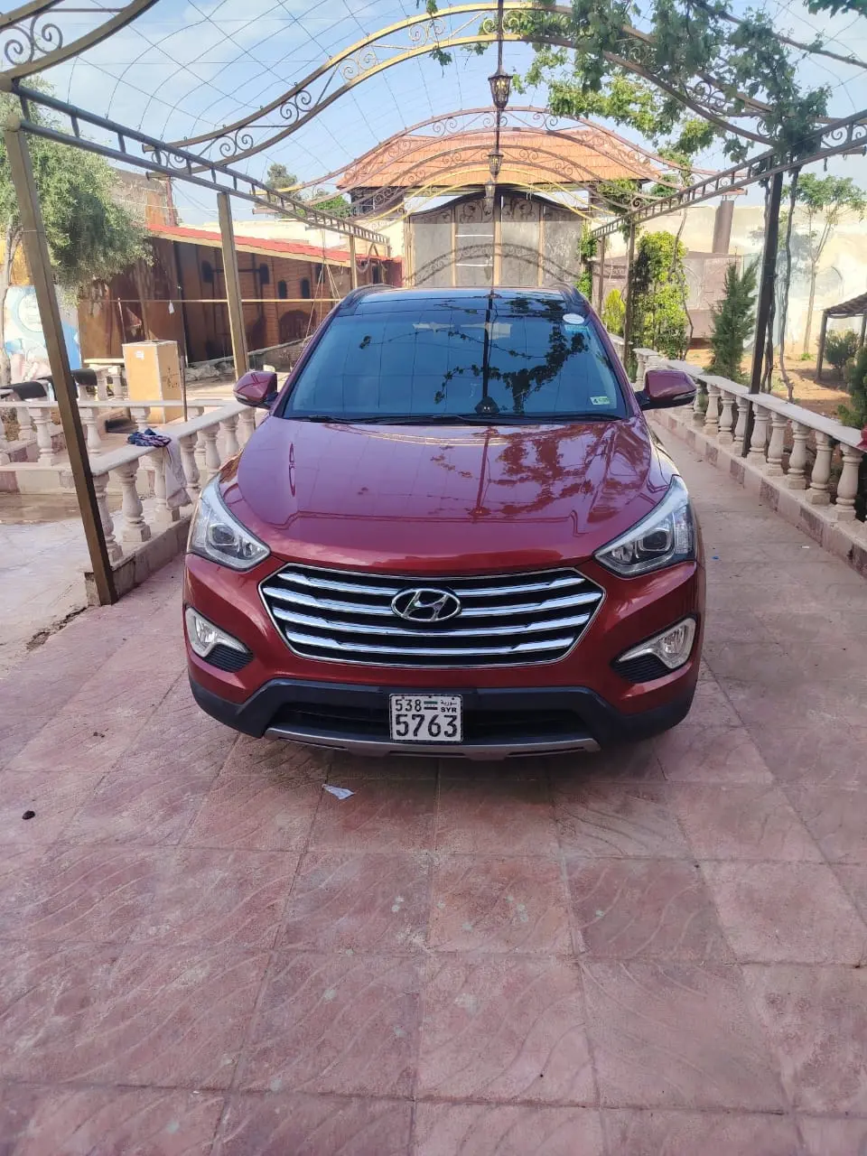 هيونداي سانتا في 2018 بحالة ممتازة وسقف بانورامي - صورة 1