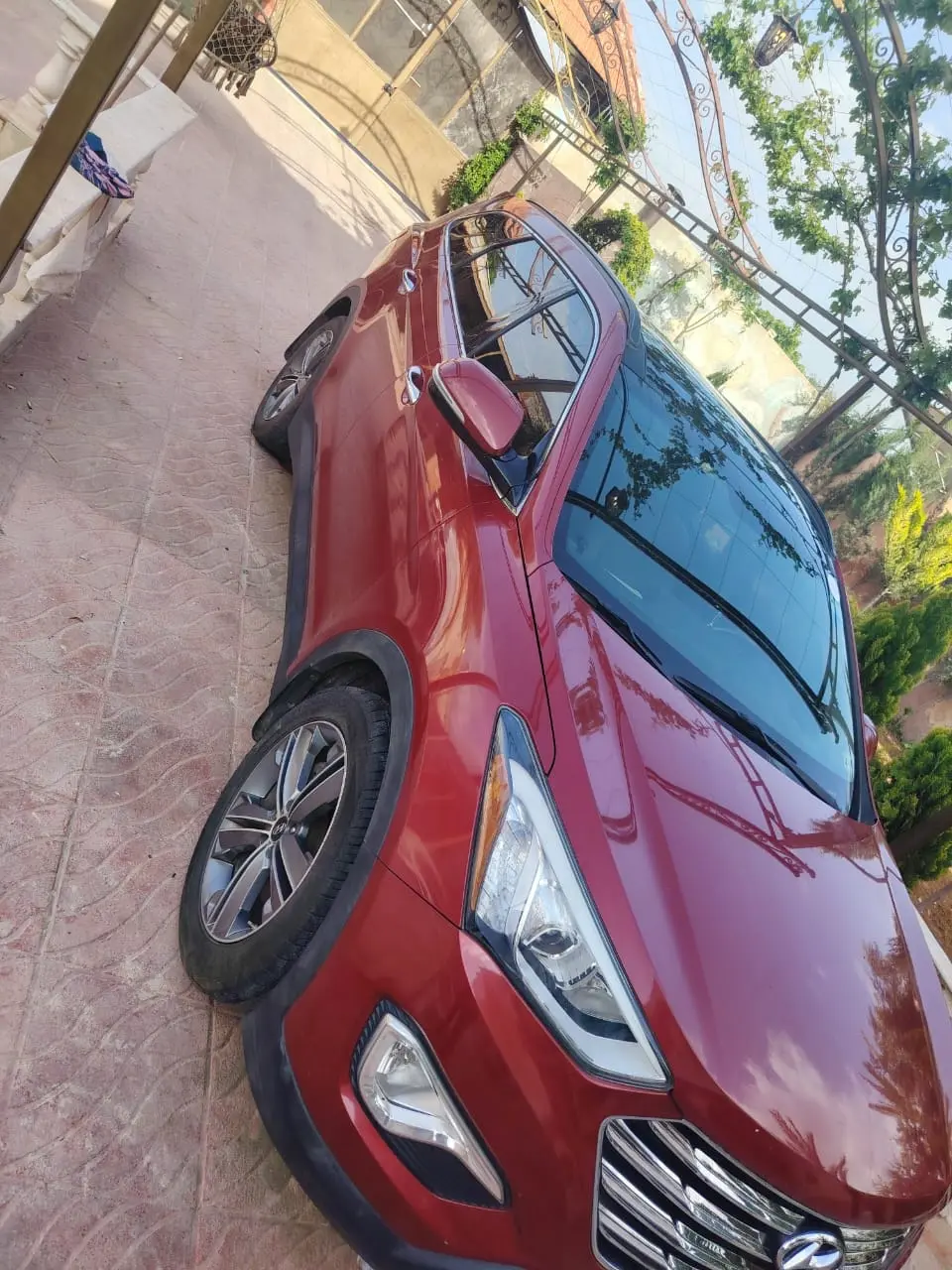 هيونداي سانتا في 2018 بحالة ممتازة وسقف بانورامي - صورة 2