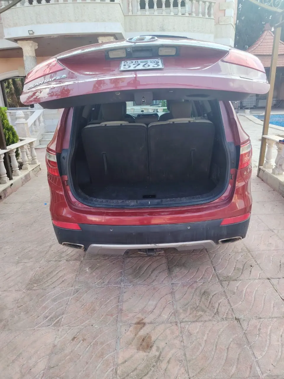 هيونداي سانتا في 2018 بحالة ممتازة وسقف بانورامي - صورة 10