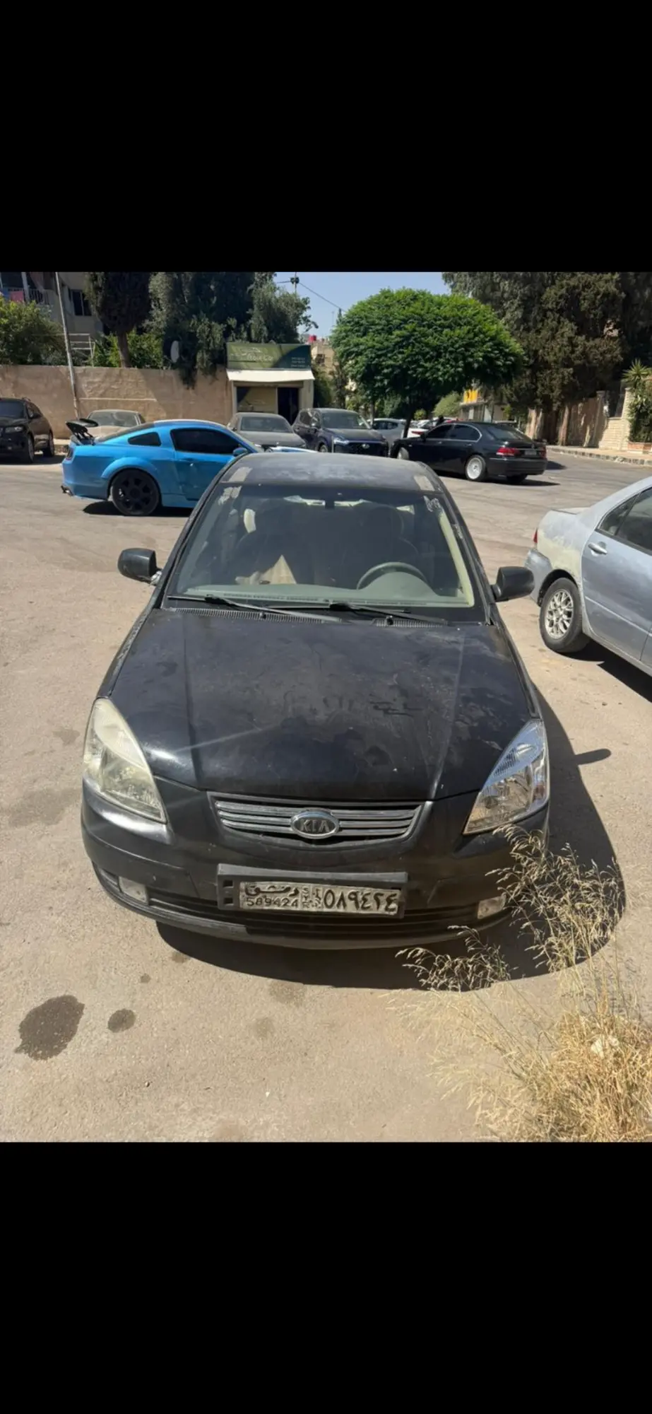 كيا ريو كرت 2009 اوتوماتيك اساسي ونواعم خالية جوا برا تماما مالك واحد من الوكالة السعر 7400 $ وسكرة