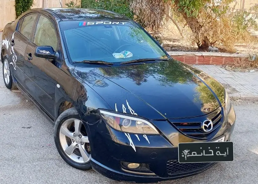 مازدا 3 موديل 2007 بحالة جيدة واعتمادية