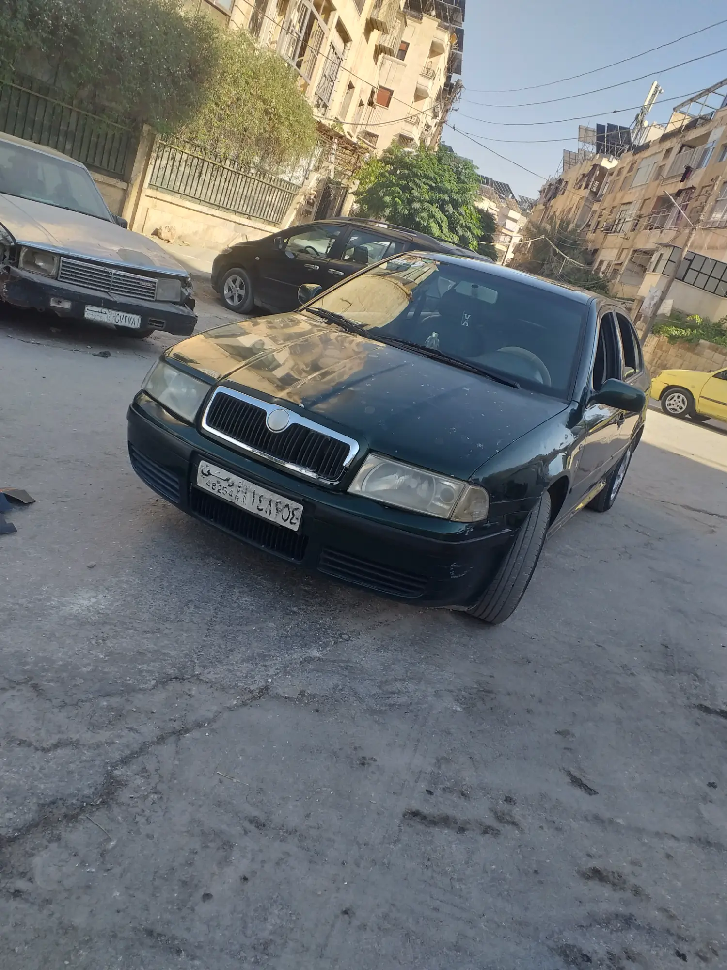 سكودا أوكتافيا 2002 للبيع كاملة مسكرة محرك 20cc شنجمان اوتوماتيك كهربائي جوا وسقف خالي بخ زنار واطي - صورة 2