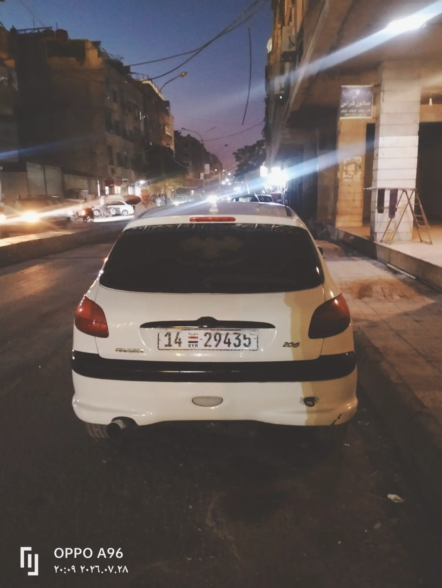 بيجو 206 موديل 2007 بحالة جيدة - صورة 3