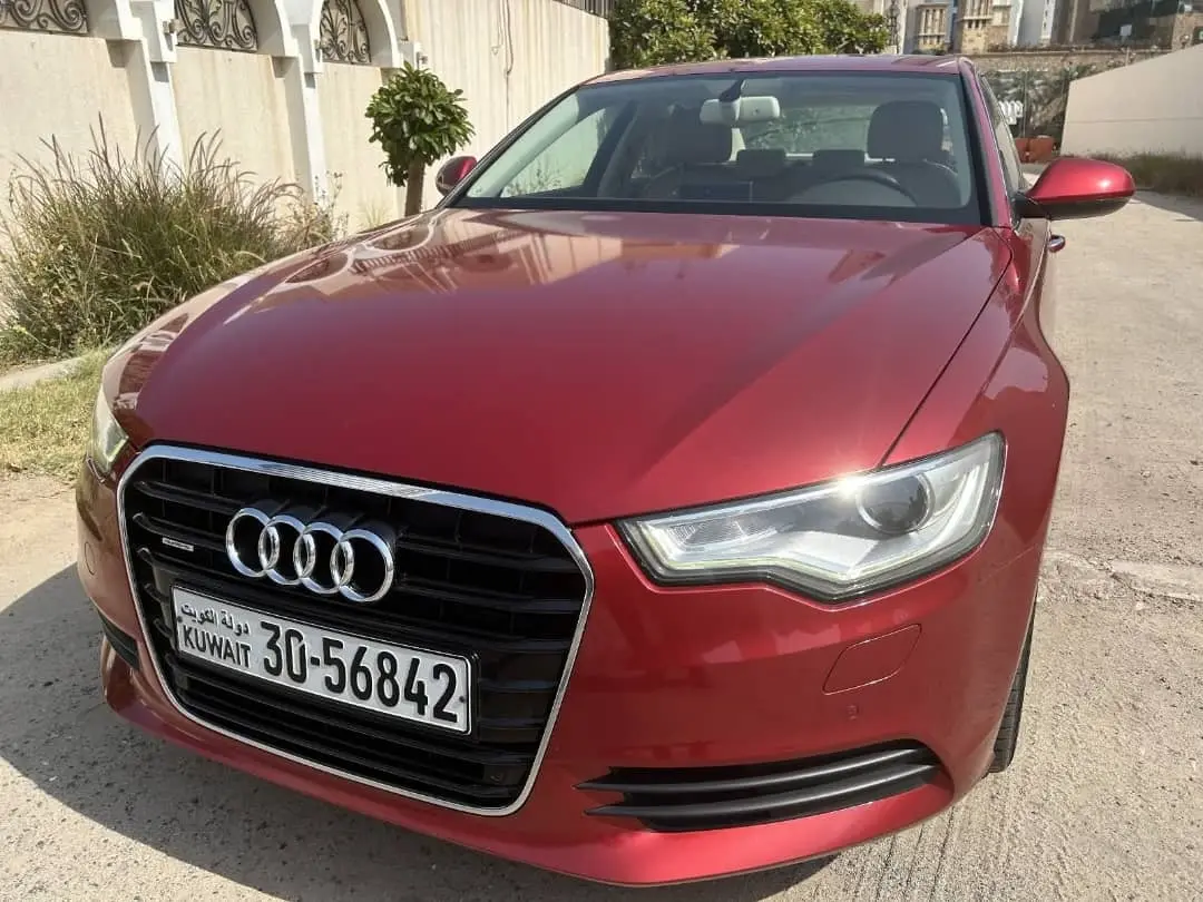أودي A6 موديل 2015 بحالة ممتازة